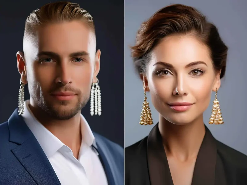 men and women earrings men and women earrings