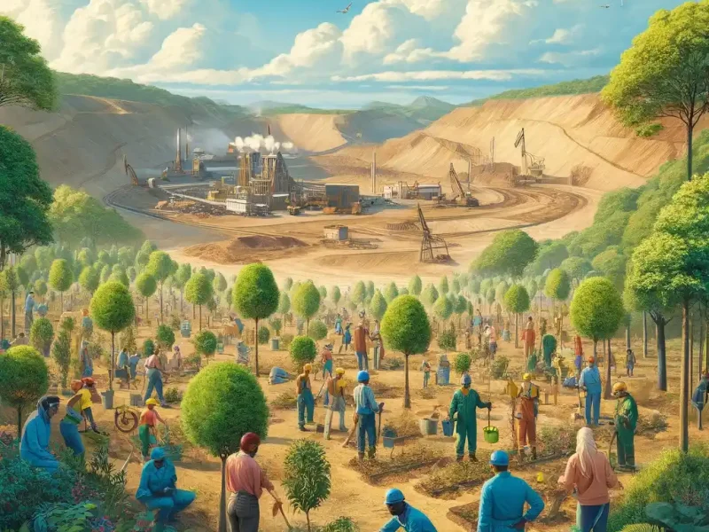 Sustainable Practices in Diamond Mining: Land Reclamation and Community Support