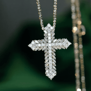 Stunning Cross Diamond Pendant