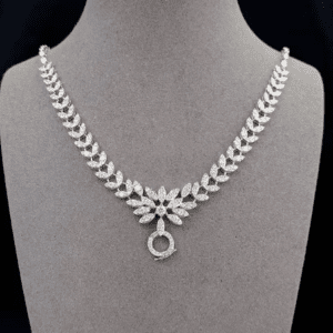 Diamond Luxe Buckle Necklace