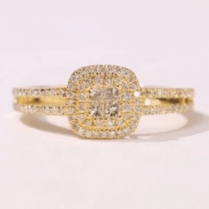 Cushion Elegance Diamond Ring