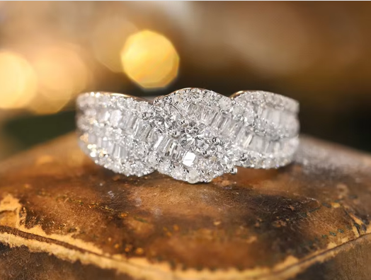 Radiant Engagement Ring