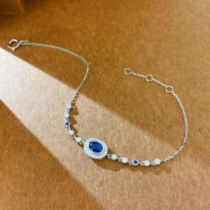 natural sapphire bracelet