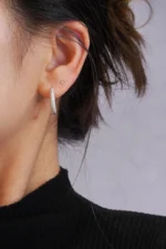 Artemies Elegance: Diamond Hoop Earrings - Image 5