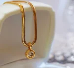 Artemies Diamond Serpent Necklace