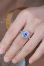 natural sapphire ring