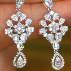 PalaceLuxe Diamond Drop Earrings