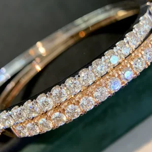 Radiant Grace Diamond Bangle