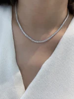 Artemies Eternity: 12-Carat Diamond Necklace - Image 5