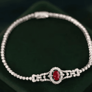 Luxury Ruby & Diamond Bracelet