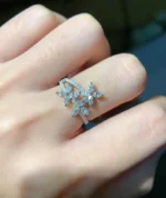 Floral Romance Engagement Ring - Image 6