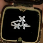 Floral Romance Engagement Ring - Image 2