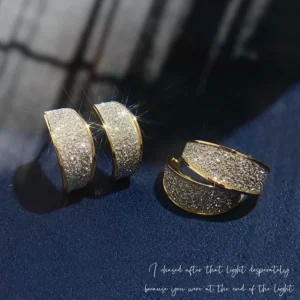 Romantic Shine Stud Earrings