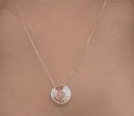 White Gold Yellow Diamond Pendant Necklace