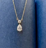 Yellow Gold Diamond Pendant Necklace