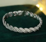 Radiant White Gold Diamond Bracelet
