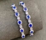 Artemies Elegance: Sapphire Luxe Bracelet