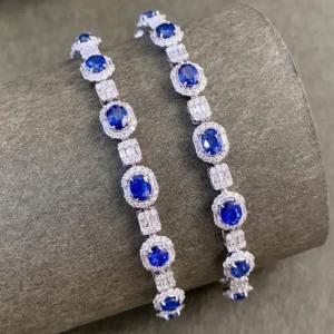 Artemies Elegance: Sapphire Luxe Bracelet