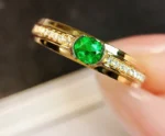 Artemies Enchanté: Emerald Whisper Ring