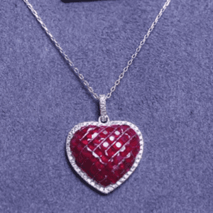 Artemies Amour: Ruby Heart Necklace