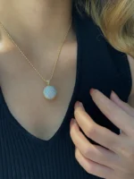 Golden Radiance 18K Yellow Diamondlight Pendant - Image 5