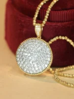 Golden Radiance 18K Yellow Diamondlight Pendant