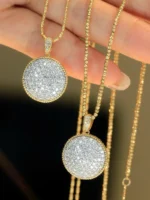 Golden Radiance 18K Yellow Diamondlight Pendant - Image 2