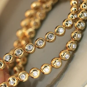 Golden Bliss 18K Gold Diamond Bracelet
