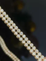 Golden Glow 18K Yellow Gold Diamond Bracelet - Image 2