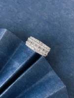 18K White Gold Women’s Ring with Sparkling Diamond - Image 3