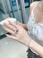 White Gold Diamond Bracelet with Classic Luxury Design - Image 5