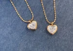 Heart's Radiance 18K Yellow Gold Diamond Pendant