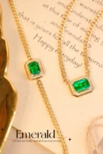 emerald bracelet and necklace