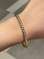 Natural Turquoise Open Bangle - Image 4